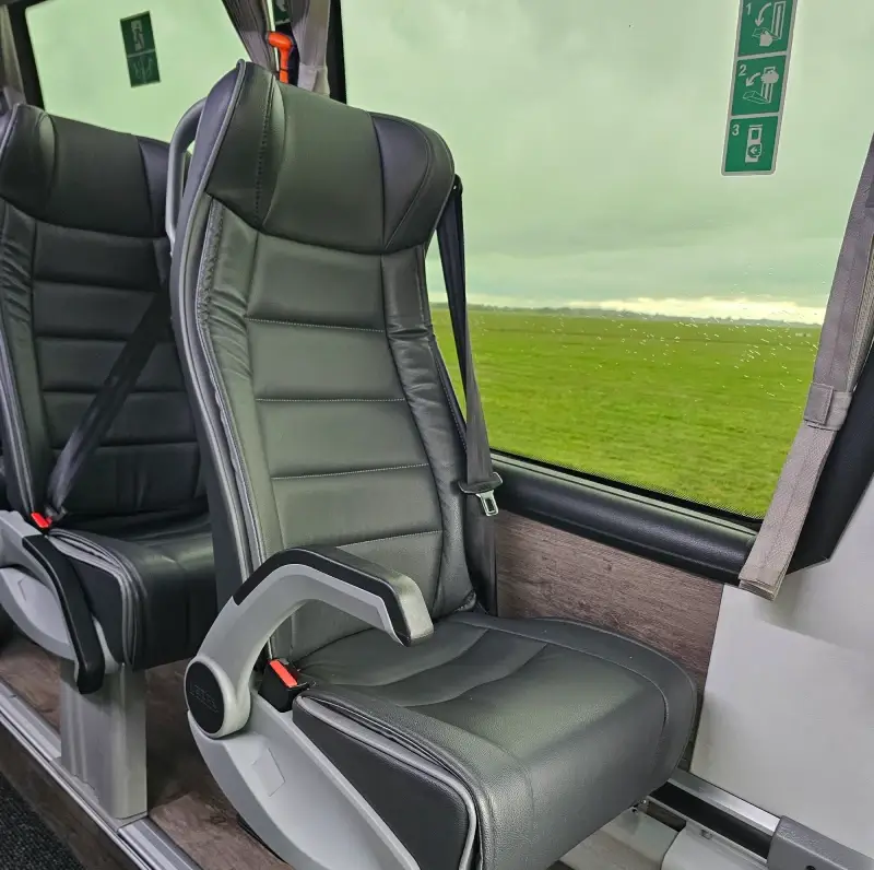 Affordable 12 seater minibus hire for airport pickup and drop-off