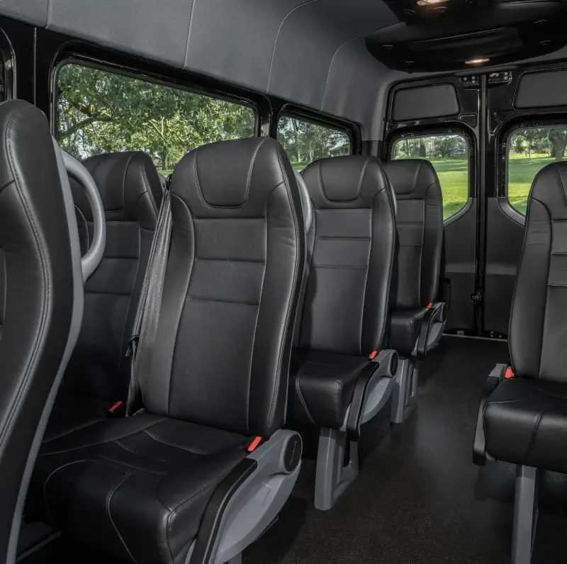 16 seater luxury minibus hire for group travel in the UK