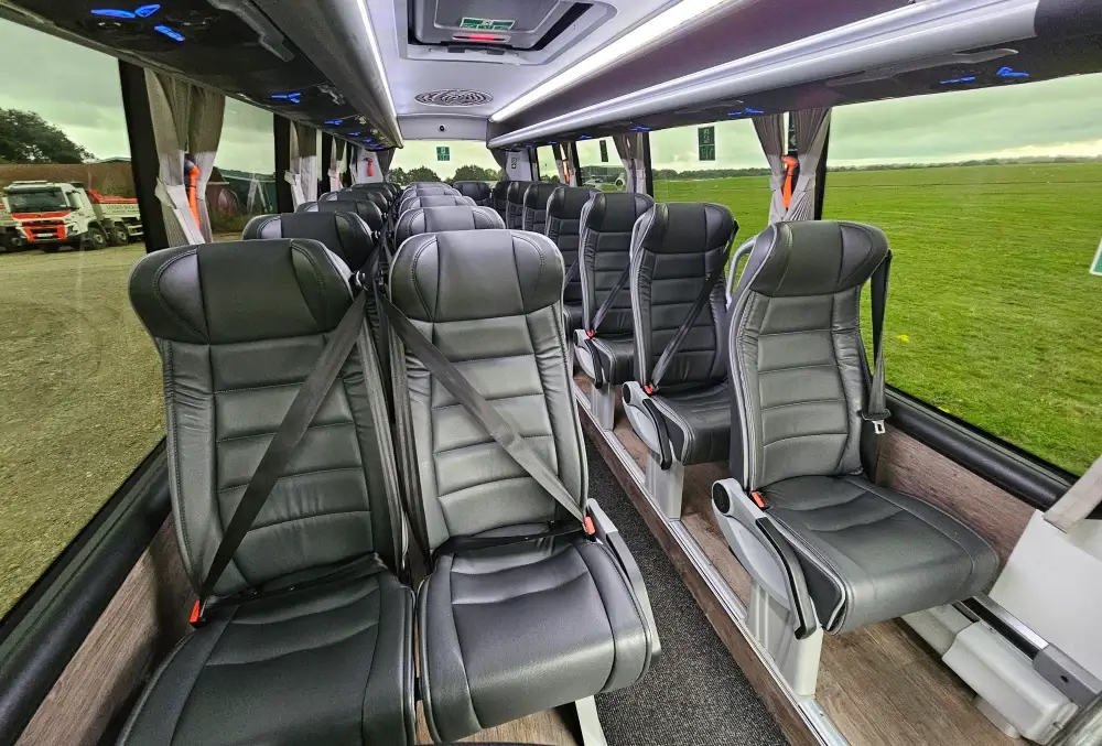 Luxury 16 seater minibus for corporate and private hire