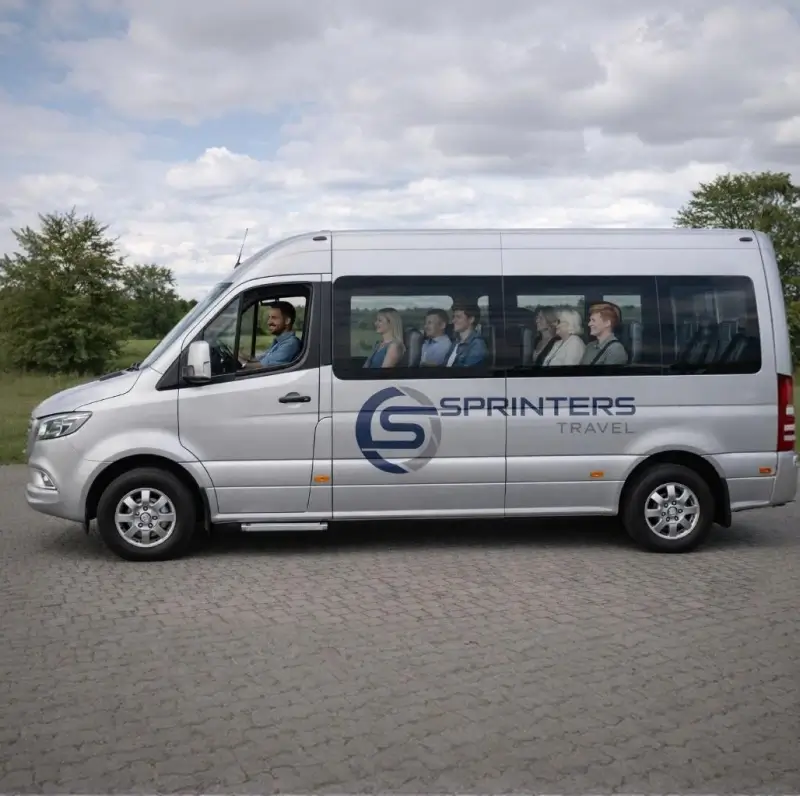 Affordable 9 seater minibus rental for private group travel