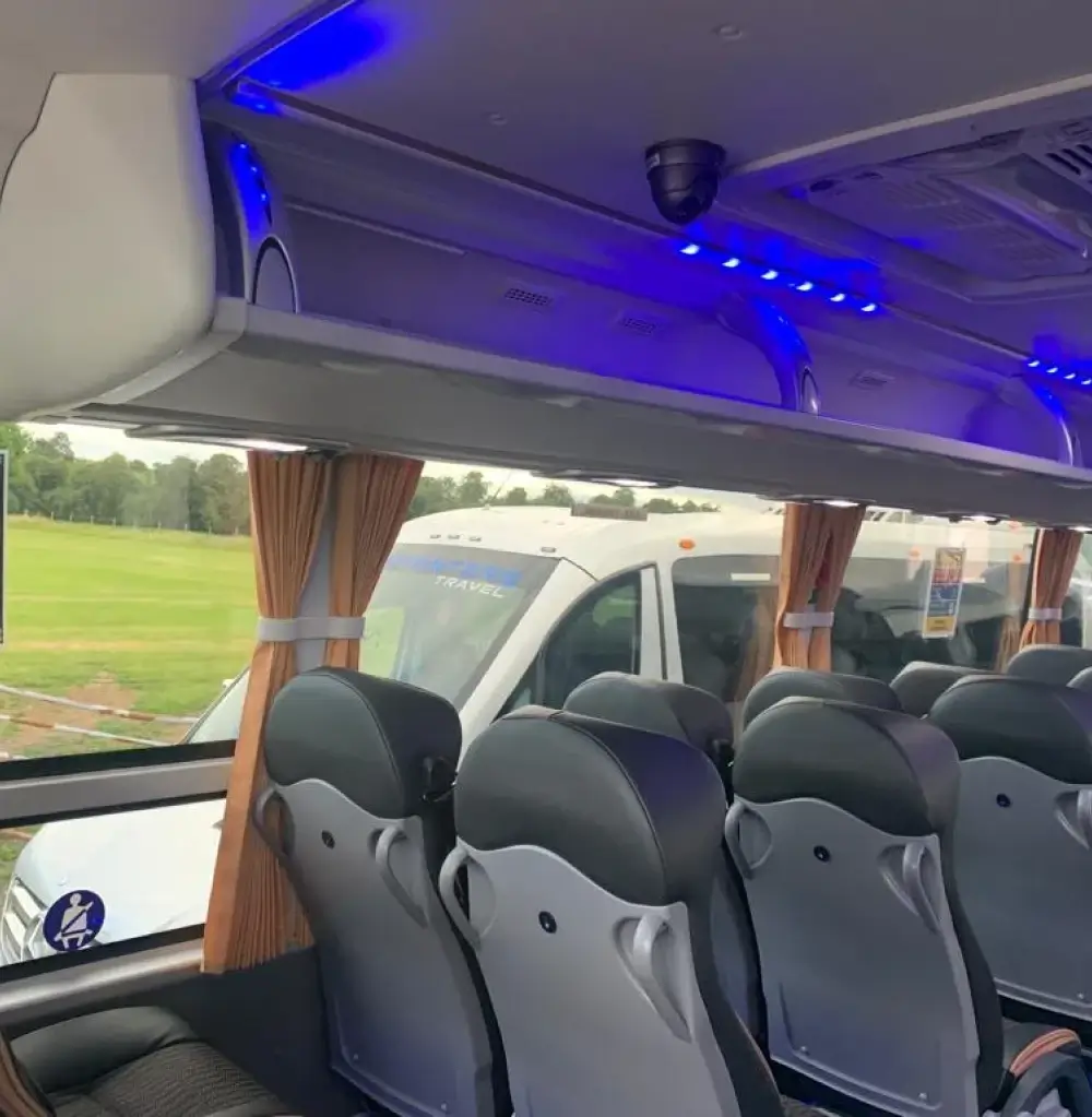 9 seater minibus hire for family trips and airport transfers