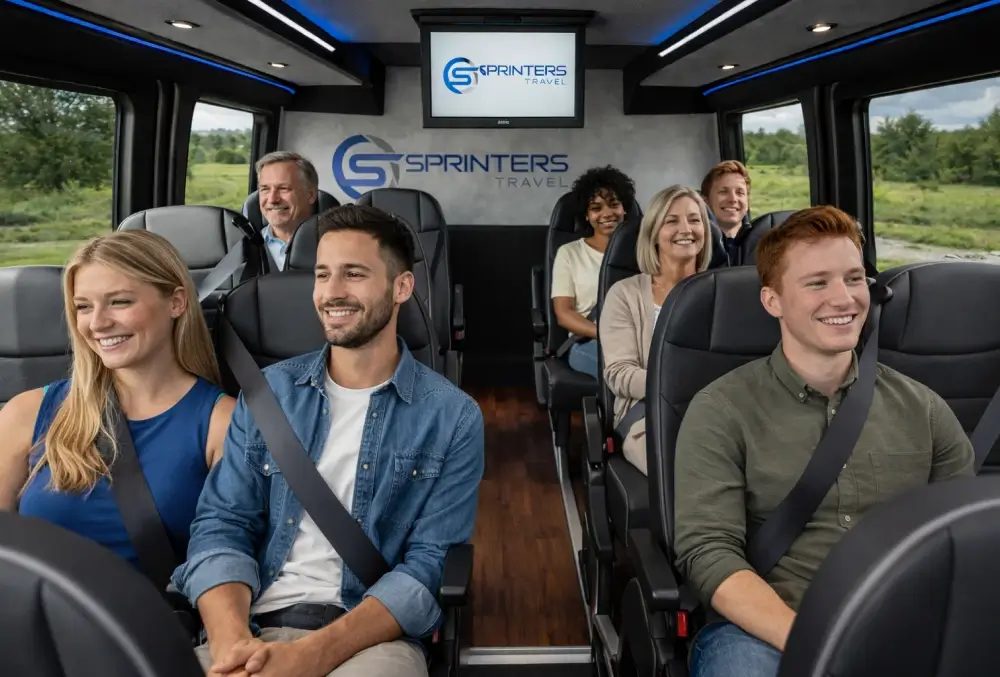 Reliable 9 seater minibus hire for small group travel UK