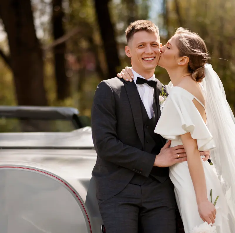 Private wedding coach rental for group transportation