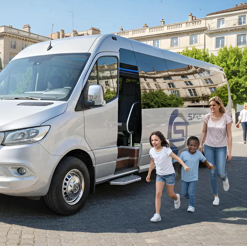 Mercedes Benz Sprinter van hire for luxury group transport