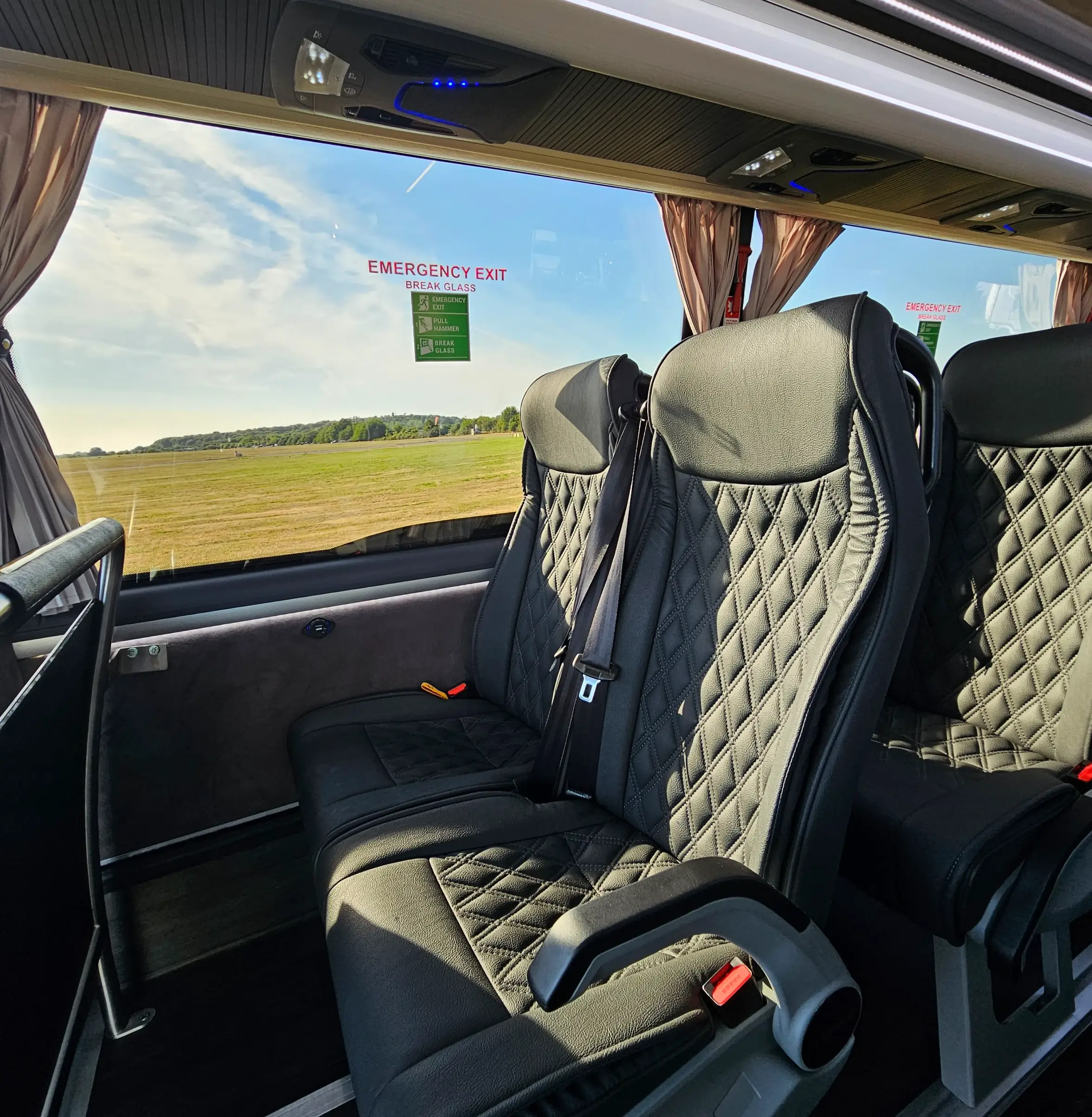 Luxury coach hire for weddings, corporate events and airport transfers